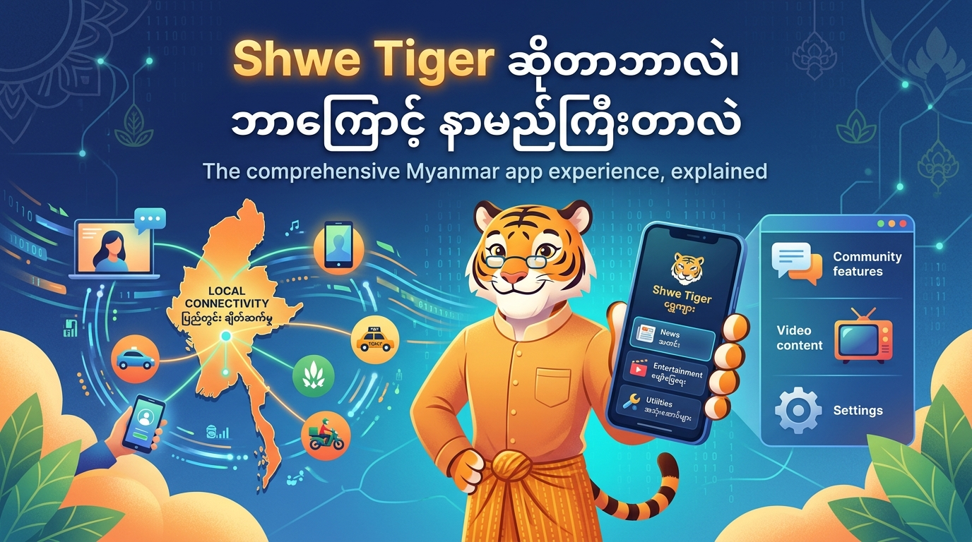 Shwe Tiger apps နှင့် ပတ်သက်၍ မေးတတ်သော မေးခွန်းများ (FAQ)