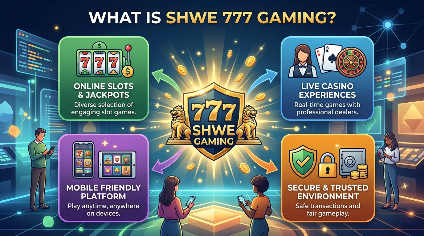 Shwe 777 Gaming: ကစားနည်း၊ လုံခြုံရေးနှင့် အခြားအရာများ