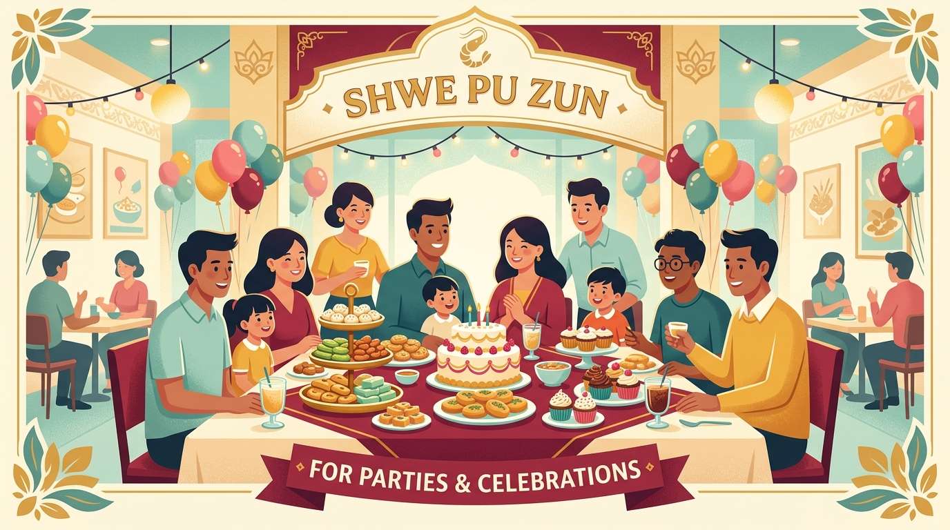shwe pu zun မှာ ပါတီပွဲနဲ့ အခမ်းအနားများအတွက်