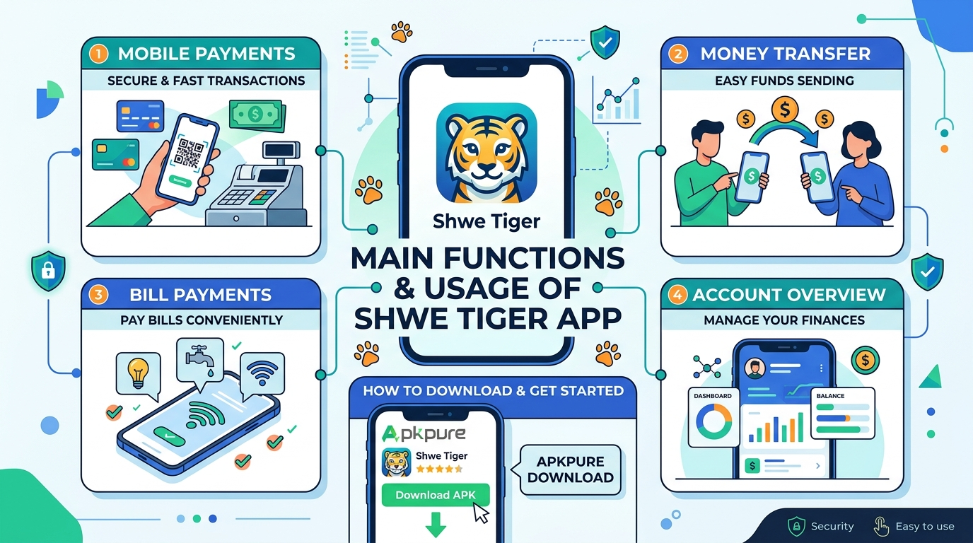Shwe Tiger APK ဆိုတာဘာလဲ၊ ဘာကြောင့် နာမည်ကြီးတာလဲ
