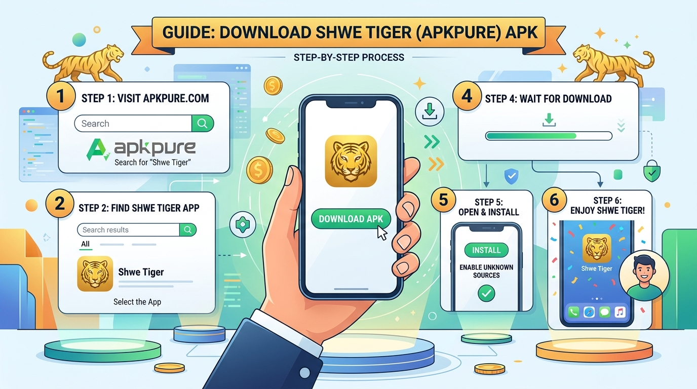 Shwe Tiger Application ၏ အဓိက လုပ်ဆောင်ချက်များနှင့် အသုံးပြုပုံ